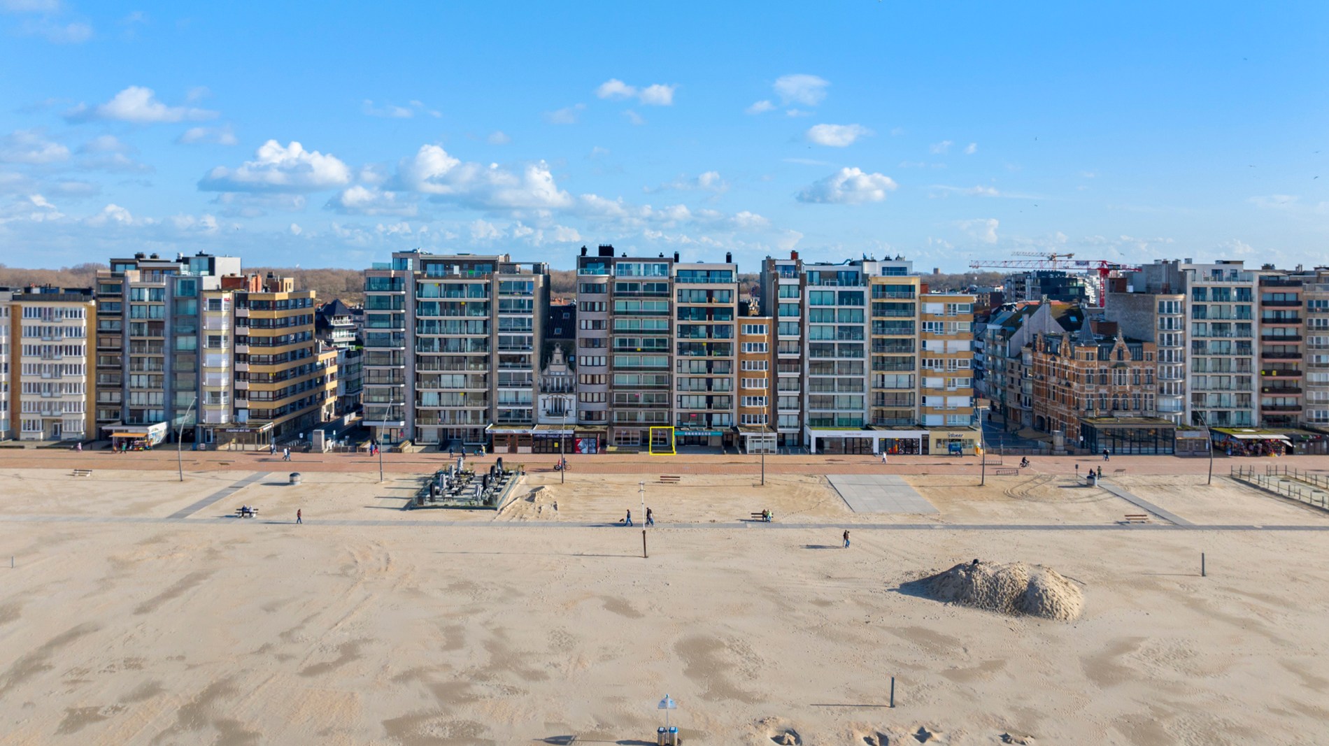 Gelijkvloers éénslaapkamerappartement met zeezicht in De Panne - foto 1
