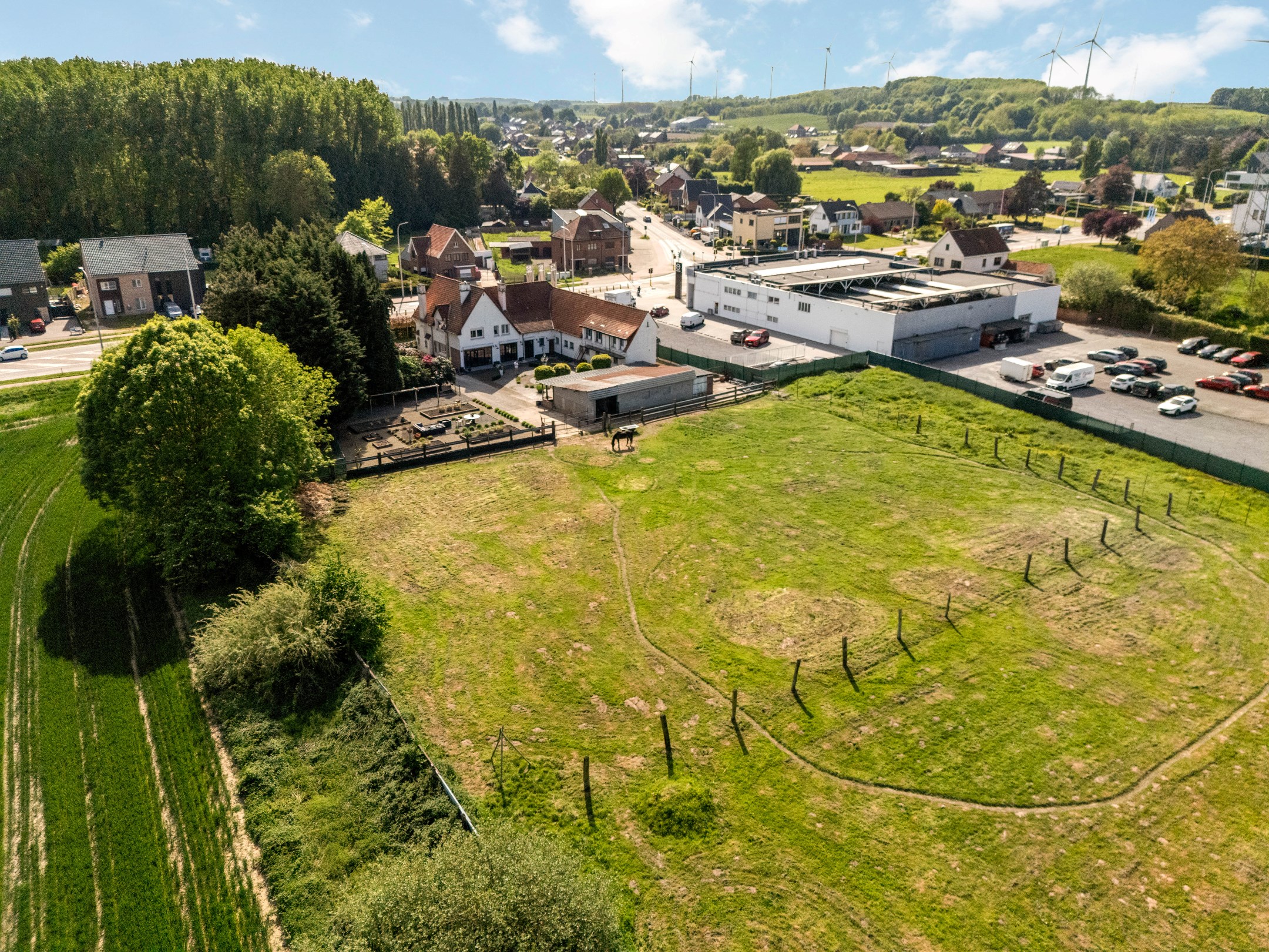 Statig en karaktervolle woning met stallen en multifunctioneel bijgebouw op een terrein van 8709m2 te Halen. - foto 2