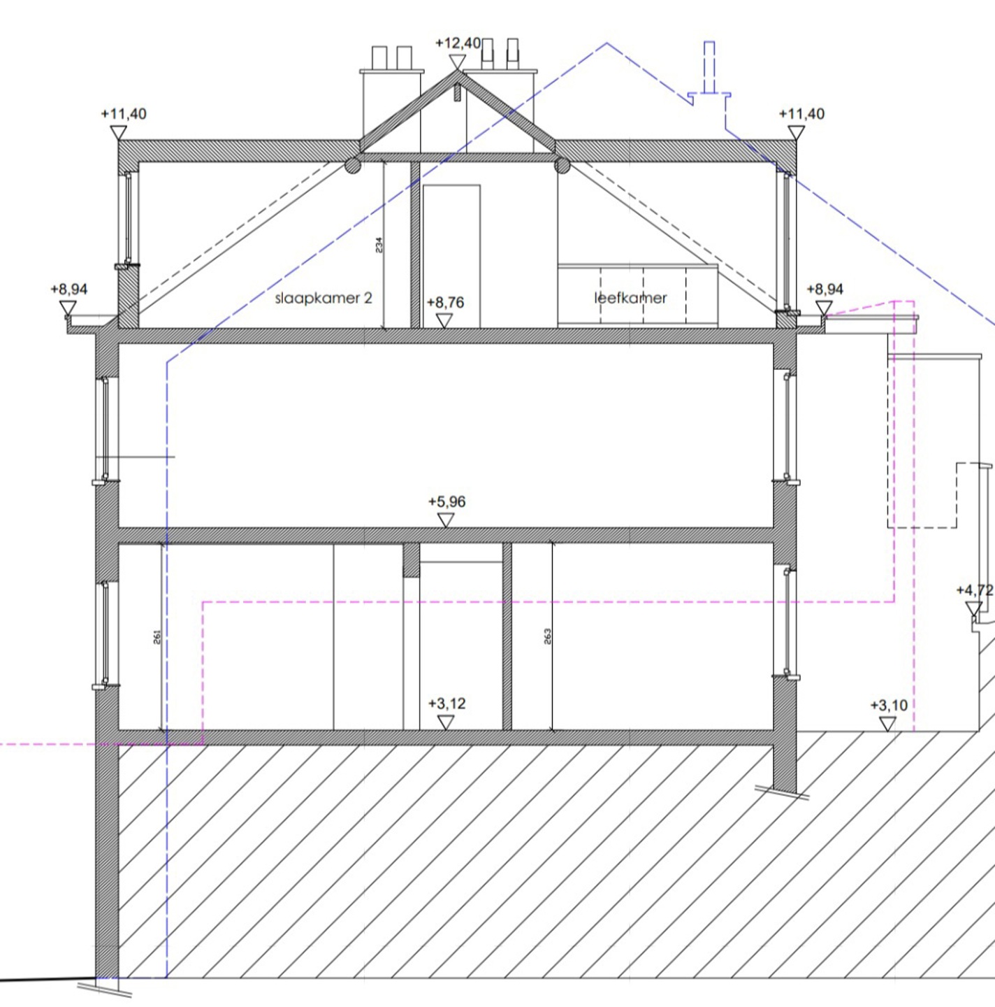 Appart 1 slpk+bureau met veel potentie en bouwvergunning. - foto 2