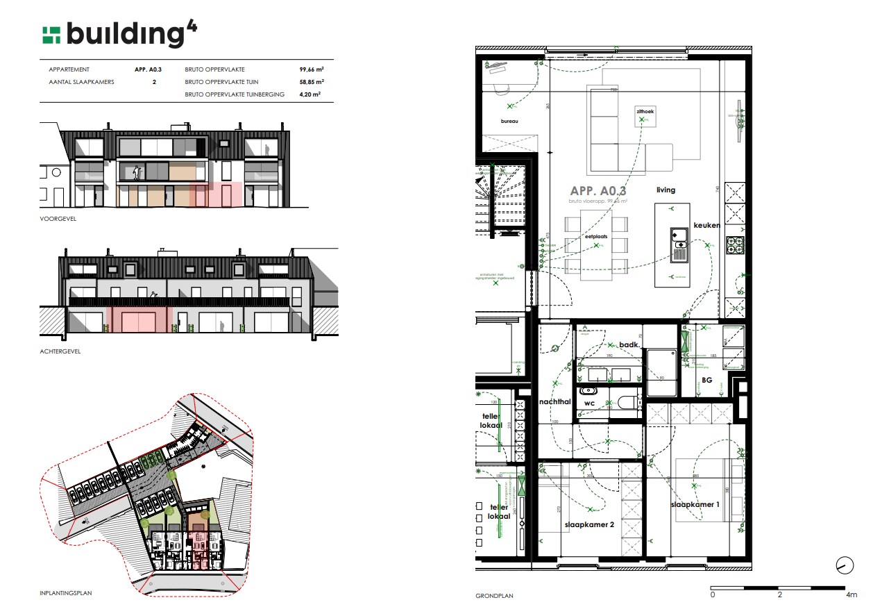 Appartement met tuin vlak bij de markt te Meulebeke (Tielt). - foto 2