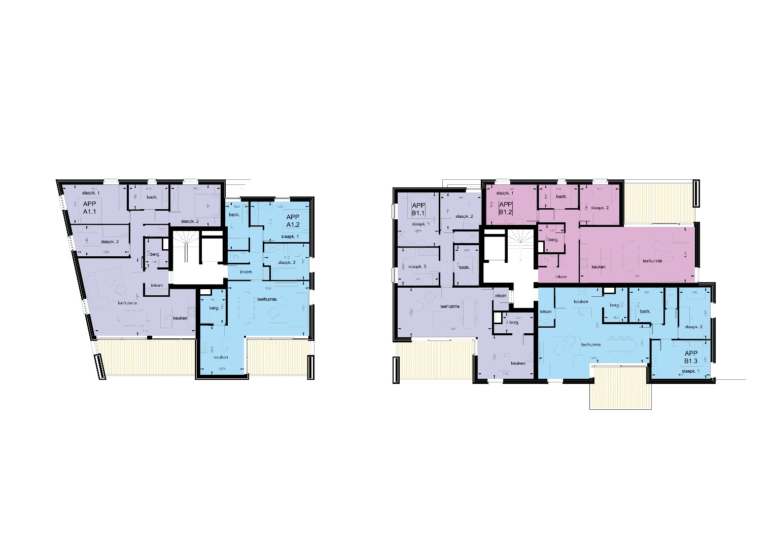 Nieuwbouwappartement met 3 slaapkamers en terras van 19,7m² - foto 5