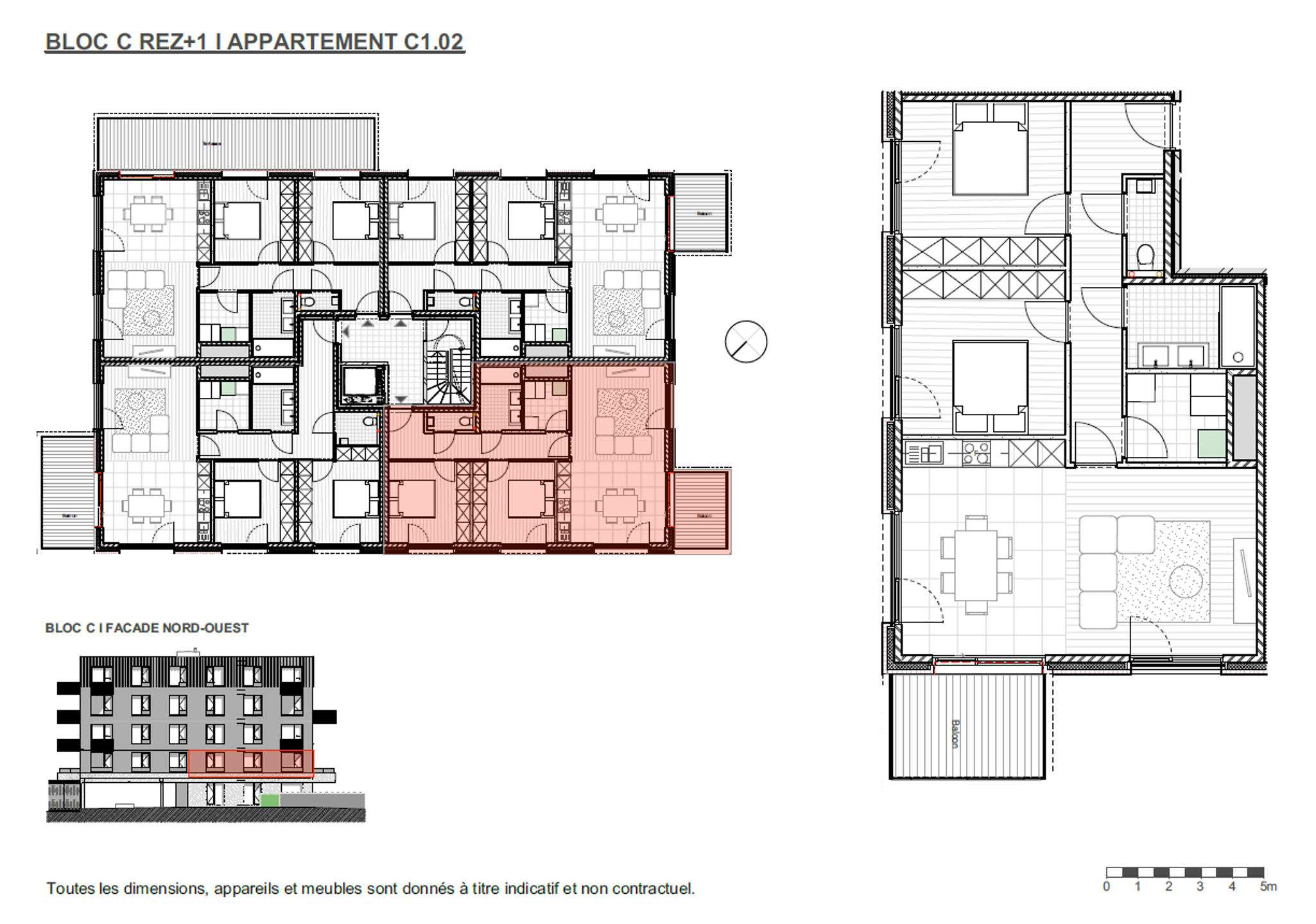 Appartement à vendre à Mons avec 2 chambres - photo 4