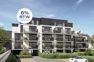 Dit bijzonder comfortabel tweeslaapkamer dakappartement van 105m² is gelegen op de vierde verdieping van Parc Astrid en beschikt over een ruim zuid-west gericht terras van 16m² met uitzicht op de parktuin van de residentie.<br /><br />De indeling van deze penthouse is subliem: een inkomhal met gastentoilet en een nis voor een vestiairekast, twee ruime slaapkamers, een badkamer met ligbad, inloopdouche en dubbele lavabo, een open keuken met annex een bijzonder praktische berging en een lichtrijke leef- en eetruimte met toegang tot het zonneterras. <br /><br />Parc Astrid staat voor een zorgvuldig ontwikkeld nieuwbouwproject met comfortabele appartementen allen met een ideale zuid-west oriëntatie en een uitzicht op een aangelegde binnentuin in het centrum van Wetteren.<br /><br />Parc Astrid is nauwkeurig vormgegeven waarbij de strakke architectuur wordt versterkt door de keuze voor hoogwaardige materialen. Elk appartement voldoet aan de strengste energienormen met een E-peil van max E30 dankzij PV-panelen, een geothermische warmtepomp, vloerverwarming en -koeling en een ventilatiesysteem.<br /><br />Voor het gemak van de bewoners zijn er staanplaatsen en garageboxen voorzien. <br /><br />Verlaagd btw-tarief van 6% mogelijk op de volledige constructiewaarde, zowel voor eigen bewoners als voor investeerders. <br /><br />Benieuwd naar Parc Astrid in Wetteren? Maak uw persoonlijke, vrijblijvende afspraak via jef@landbergh.be of 09 225 25 24.