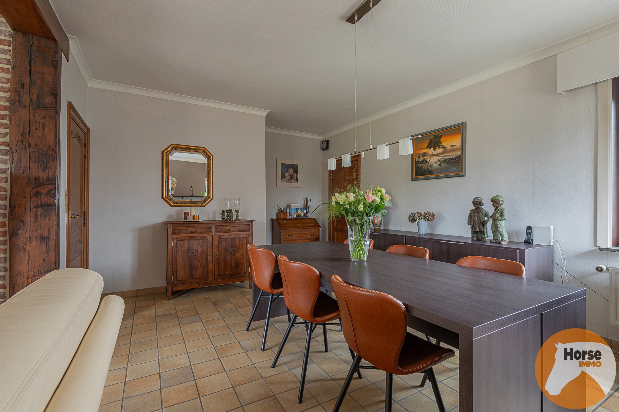 ERPE-MERE - Goed onderhouden woning met magazijn en serres - foto 5