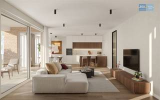 Op zoek naar een luxe appartement met riant terras en uitzicht op groen? Dan vind je vast je gading in de villa-appartementen van Leike. Energiezuinig, duurzaam en lichtrijk. Hoogwaardig afgewerkt en met een architectuur die strak en toch warm oogt. De appartementen gaan van compact met 1 slaapkamer tot royaal met 3 slaapkamers. Alle snufjes zijn voorhanden om comfortabel te leven – van vloerverwarming tot slimme domotica.De BEN-appartementen liggen in het hart van de site, omgeven door veel open ruimte. Door het rondomrond terras stap je vanuit elke kamer zo naar buiten om te genieten van het uitzicht op het binnenpark. Het penthouse op de bovenste verdieping heeft een royaal dakterras – je waant je er de koning te rijk. 6% btw-regeling van toepassing (onder voorwaarden).