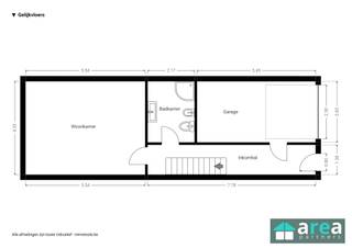 <p><span>Deze leuke en ruime eengezinswoning bevindt zich op een autoluwe en kindvriendelijke locatie met voor de deur het Krugerpark, een groene oase met speeltuin. Het betreft een bel-étage waar de garage zeker een grote meerwaarde is! De woning bevindt zich op wandel- en fietsafstand van verschillende leuke adresjes zoals Bar Leon, Frituur Tina maar ook de vrijdagsmarkt op ’t Laar. Met het openbaar vervoer ben je in een oogwenk in het centrum van Antwerpen.</span></p><p><span> </span></p><p><span>Grootste troeven:</span></p><p><span>- Gegeerde centrale locatie</span></p><p><span>- Handige garage (17m²)</span></p><p><span>- Zicht op groen/Krugerplein</span></p><p><span>- Lichtinval</span></p><p><span> </span></p><p><span>Indeling:</span></p><p><span>-GLVL: inkomhal met doorgang naar de handige inpandige garage (17m²). Verder komen we de 1ste ingerichte badkamer (7m²) tegen met douche &amp; WC. Achteraan het gelijkvloers bevindt zich nog een leuke polyvalente ruimte (25m²), waar je zelf de functie van kunt aanvullen.</span></p><p><span>-V1: Ruime en lichte living die naadloos overgaat in de eetkamer (samen 30m²). Aansluitend bevindt zich de gedeeltelijk geïnstalleerde keuken (10m²) met daarachter de 2de ingerichte badkamer (3m²) met douche en WC</span></p><p><span>-V2: hier bevinden zich 2 ruime slaapkamers (17m² &amp; 12m²).</span></p><p><span> </span></p><p><span>Voor meer informatie kan u terecht bij Area Partners. INFO@area.be of 03/284.60.60.</span></p>