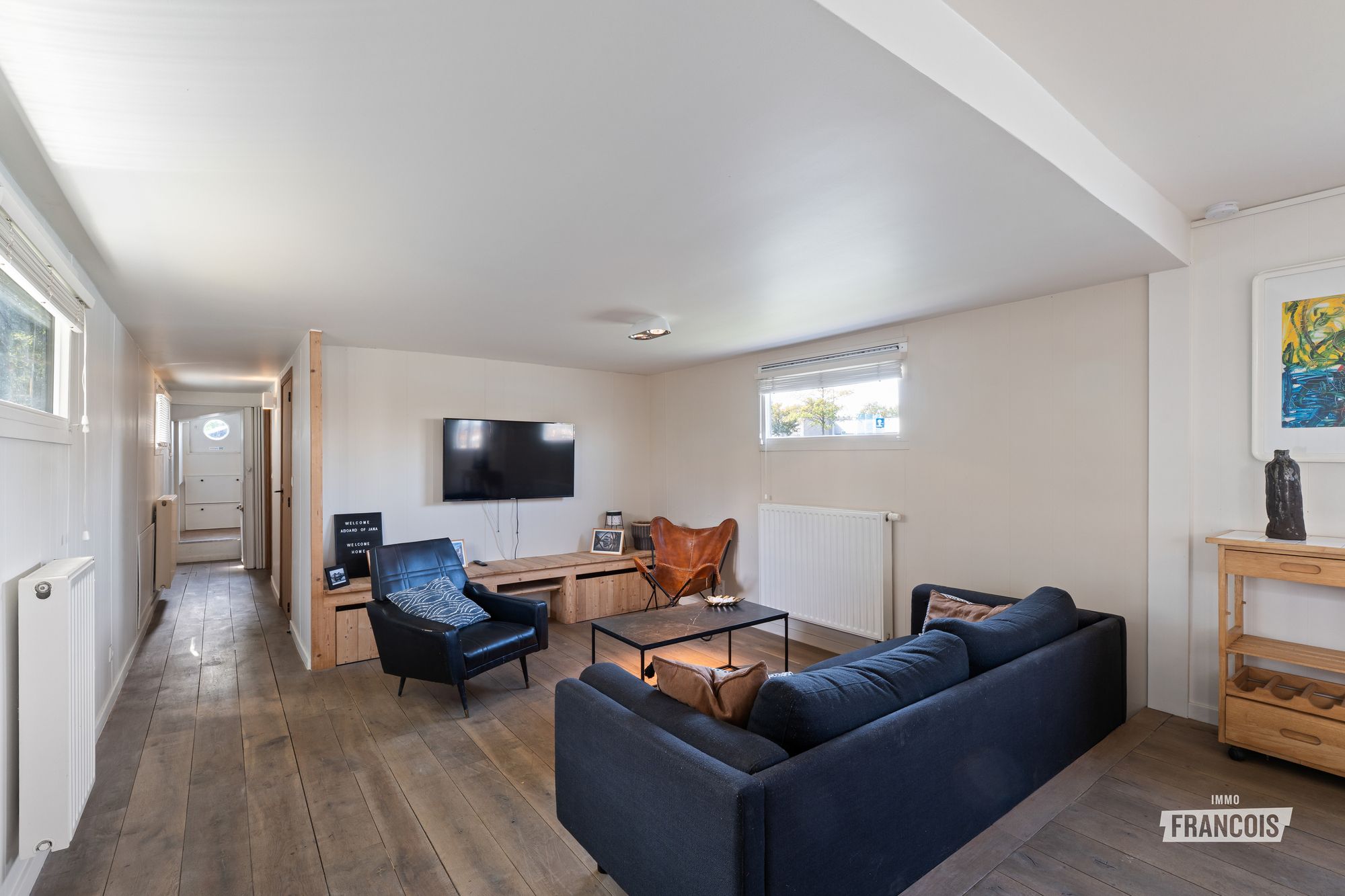 Modern gerenoveerde woonboot te koop op toplocatie te Brugge - foto 5
