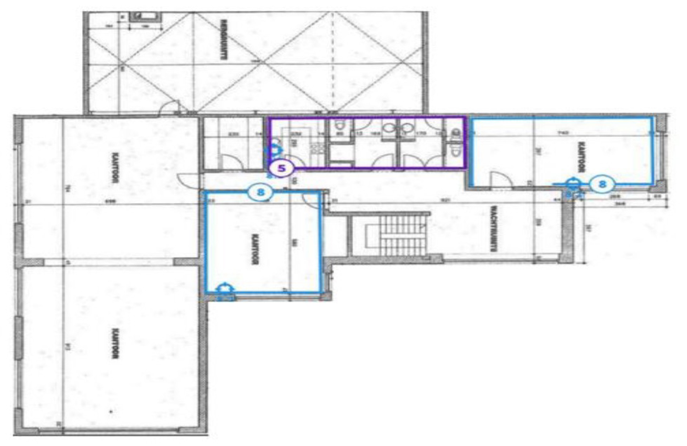 Kantoor 360m² te huur op de 1ste verdieping - foto 3