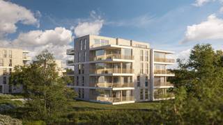 Residentie Blue Barrier: Heerlijk genieten met zicht op natuur en water in Lommel:Prachtig nieuwbouwappartement met twee slaapkamers en terras, aan...