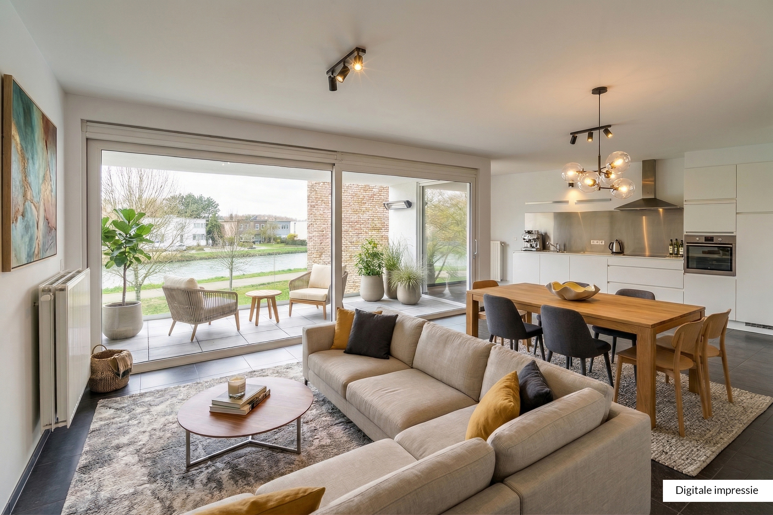 Uniek appartement aan de Vaart met 1 slpk en mooi terras! - foto 4