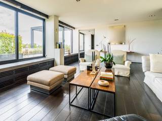 Gelegen aan het Stadspark, bemeubeld appartement met een bewoonbare oppervlakte van ± 160 m² met 2 zonnige terrassen, die een uniek uitzicht...