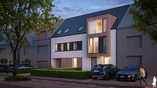<p><strong>Residentie Nova: gelijkvloers 1-slaapkamerappartement met terras. Aankoop mogelijk aan 6% btw onder voorwaarden.</strong><span></span></p>
<p><strong>Dit energiezuinige nieuwbouwappartement maakt deel uit van Residentie Nova, een kleinschalig nieuwbouwproject met slechts 5 appartementen aan de Handelslei in Zoersel. Dit appartement bevindt zich op het gelijkvloers en combineert een doordachte indeling met een aangename leefruimte, een ruime slaapkamer met dressing en een privaat terras.</strong><br /><br /><strong>Indeling:</strong><br />- een inkomhal met apart gastentoilet<br />- een lichtrijke woonkamer met aansluitend de open keuken<br />- een ruime slaapkamer<br />- een praktische dressing aansluitend aan de slaapkamer<br />- een ingerichte badkamer<br />- een afzonderlijke berging met ruimte voor wasmachine en droogkast<br /><br /><strong>Terras</strong><br />- een aangenaam privaat terras aansluitend aan de leefruimte<br />- een mooie uitbreiding van de binnenruimte tijdens de warmere maanden<br /><br /><strong>Bijzonderheden</strong><br />- Kleinschalige residentie met slechts 5 appartementen<br />- Energiezuinige uitvoering als BEN-appartement<br />- E-peil van maximaal 30<br />- Individuele lucht-waterwarmtepomp<br />- Vloerverwarming op lage temperatuur<br />- Mogelijkheid tot koeling via de warmtepomp<br />- Ventilatiesysteem type D<br />- Voorzien van zonnepanelen<br />- Aluminium buitenschrijnwerk met hoogrendementsbeglazing<br />- Bijzondere aandacht voor thermische en akoestische isolatie<br />- Kwalitatieve afwerking met inspraak in onder meer keuken, sanitair, vloer- en muurtegels en binnendeuren<br />- Bovengrondse autostaanplaatsen voorzien binnen het project, bereikbaar via de private doorrit (niet in de vraagprijs begrepen)<br /><br /><strong>Residentie Nova bevindt zich aan de Handelslei in Zoersel, op een centrale en vlot bereikbare locatie. Winkels, scholen, horeca, openbaar vervoer en dagelijkse voorzieningen bevinden zich in de nabije omgeving. Tegelijk blijft het groene en residentiële karakter van Zoersel steeds binnen handbereik.</strong><br /><br /><strong>Een aantrekkelijk appartement voor wie energiezuinig en comfortabel wil wonen in een kleinschalige nieuwbouwresidentie.</strong><br /><br /><strong>Voor meer informatie over prijs, plannen en beschikbaarheid: 03 466 10 66.</strong></p>