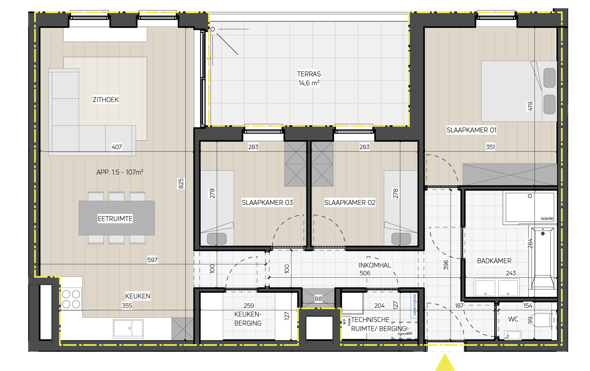 Appartement à vendre à Rijkevorsel avec 3 chambres - photo 2