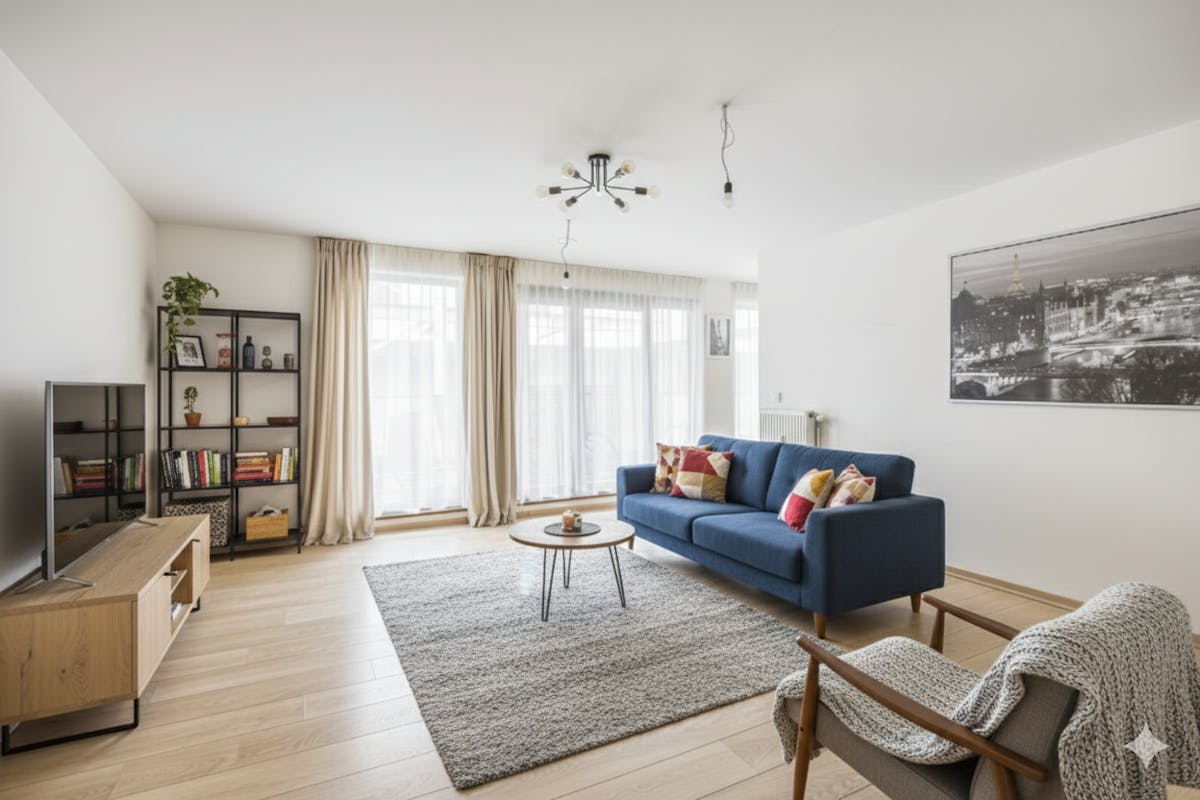 Ruim appartement met twee slaapkamers in centrum Brussel - foto 4