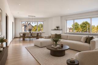 <p><span>Located on Herentalsebaan in Wommelgem, this spacious and bright two-bedroom apartment enjoys a central location with easy access towards Antwerp, as well as shops, public transport and everyday amenities nearby.</span></p>
<p><span>The entrance hall leads into the particularly spacious living and dining area, finished with laminate flooring. Numerous windows provide plenty of natural light and enhance the open sense of space. Adjacent is a separate office, ideal as a home office or additional workspace.</span></p>
<p><span>The separate kitchen is equipped with a ceramic hob and offers sufficient space to further furnish according to your own needs.</span></p>
<p><span>At the rear are two spacious and full-sized bedrooms, also finished with laminate flooring. Both bedrooms provide direct access to the terrace. </span><span>The bathroom is equipped with a shower, washbasin, toilet and connection for a washing machine.</span></p>
<p><span>A pleasant place to call home for those looking for comfortable and spacious living with easy access to Antwerp.</span></p>