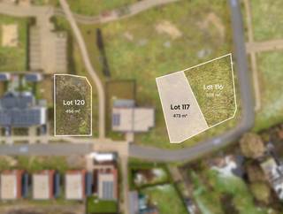 Deze bouwgrond (lot 117) met ideale zuidwestelijke oriëntatie om te genieten van een gezellige middag- en avondzon in de tuin is gelegen in de...