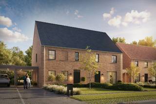 Discover our new project in Oosterzele, designed for those looking for space, light, and a practical layout.<br />The homes benefit from excellent accessibility and are located close to all daily amenities.<br />You will also live in an energy-efficient home with lower consumption costs and enhanced comfort. As a buyer, you will have the opportunity to fully customize your home to your preferences, in collaboration with our trusted partner suppliers.<br />Layout of the homes:<br />Ground floor: entrance hall with guest toilet, bright living area with open kitchen, and a storage room.<br />First floor: night hall with separate toilet, 3 spacious bedrooms, and a bathroom with bathtub, shower, and double washbasin unit.<br />Attic: accessible via attic hatch – ideal as additional storage space.<br />Key features of these homes:<br />Possible 6% VAT (subject to conditions)<br />3 spacious bedrooms<br />Bright living area with open kitchen<br />Air-to-water heat pump and underfloor heating<br />Spacious gardens<br />Option to install a carport<br />Contact us for more information!
