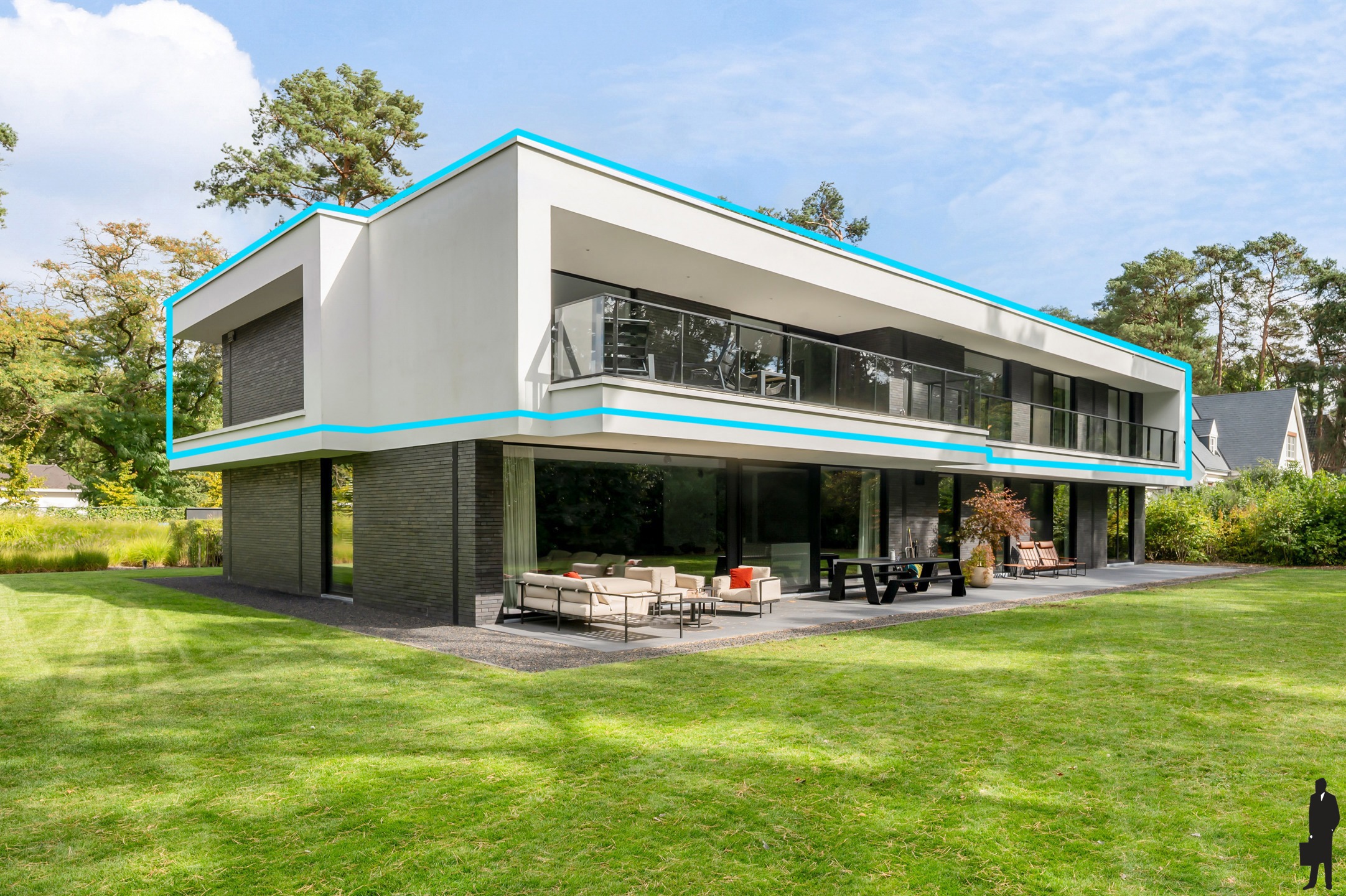 Luxueus villa-appartement met zicht op groen te KEERBERGEN. - foto 5