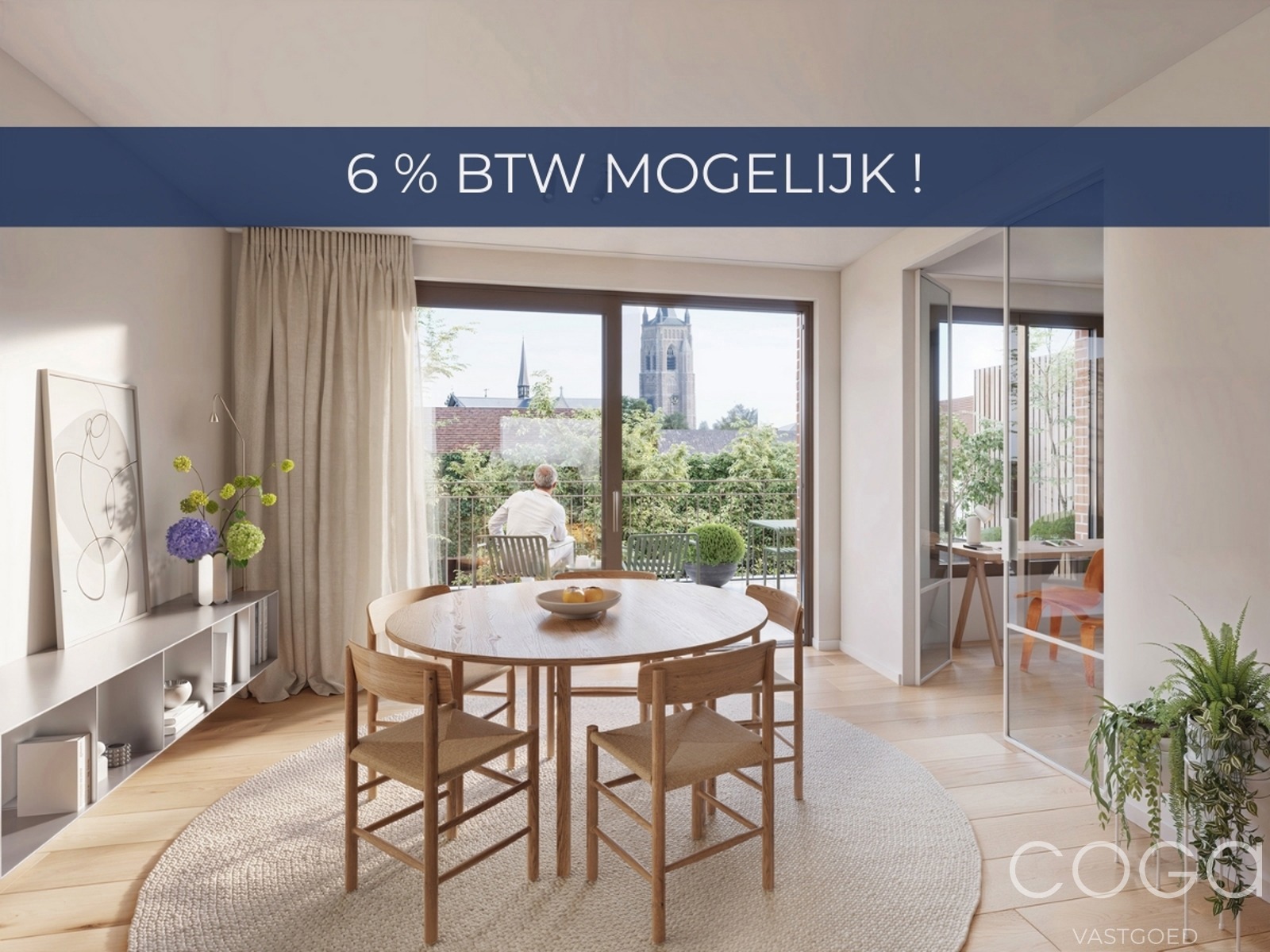 Knap appartement op eerste verdieping met doorzonleefruimte! - foto 1