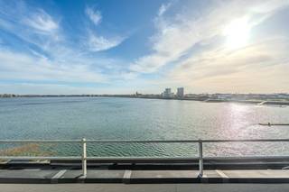 This spacious apartment for sale is located on the fourth floor of the well-kept Res. Lighthouse along the Schietbaanstraat in Ostend. You are within walking distance of recreational opportunities around the Spuikom and a short distance from the bustling center of Ostend. In addition, this area offers an easy connection to public transport and the main access roads.Layout: - entrance hall- spacious living space (45m²) with a beautiful view of the Spuikom- terrace (6m²) with panoramic view- separate kitchen with adjoining storage (washing machine connection provided)- bedroom 1 with ensuite bathroom 1 with bath and sink- bedroom 2- bedroom 3- bathroom 2 equipped with sink, bath and bidet - separate toilet In addition, you have a private storage room on the ground floor and you can place your bike in the communal bicycle shed.Pros: - spacious living area- apartment with many options- sunny terrace with stunning views - 3 bedrooms - 2 bathrooms- communal bicycle shedOne apartment, countless possibilities! This exceptionally spacious apartment combines all the assets for those looking for a permanent home, an investment, or a pleasant vacation spot.Contact us quickly for an on-site viewing!