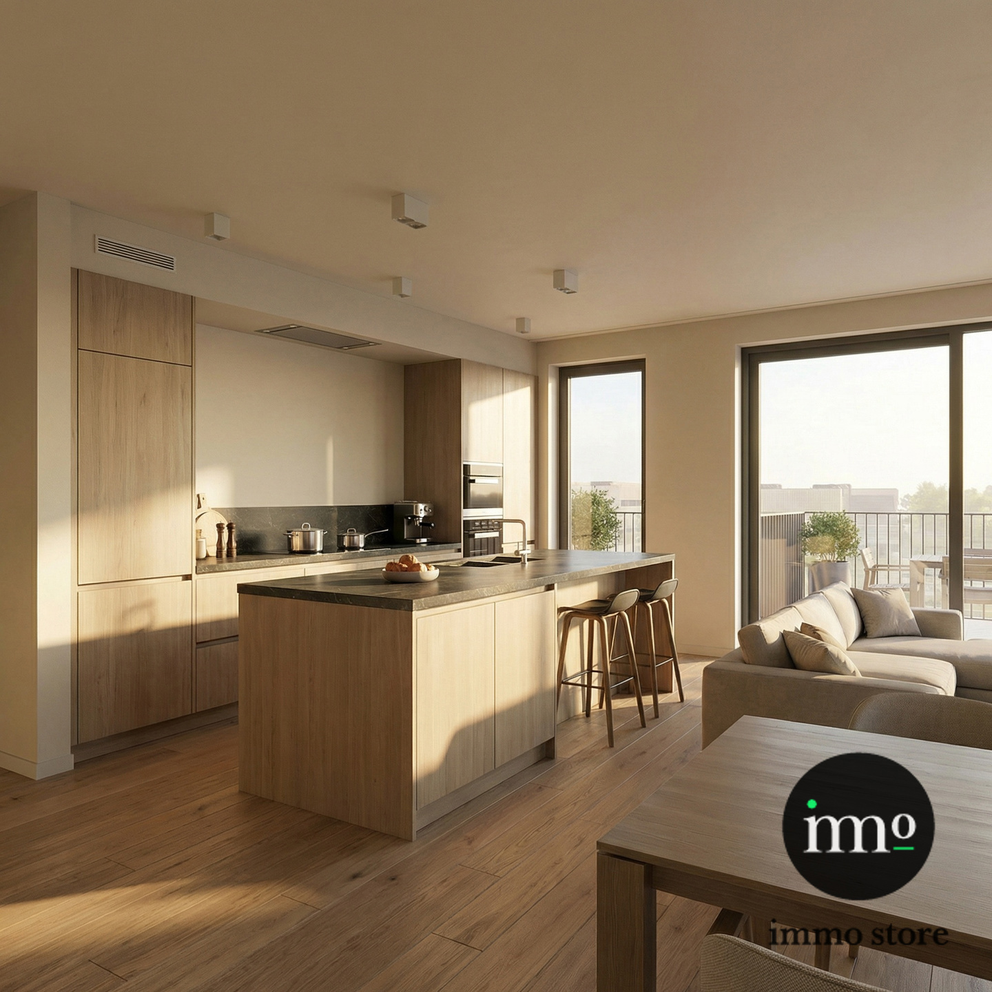 Zeer lichtrijke BEN-appartement, met grote terrassen en 2 kamers ! - foto 3