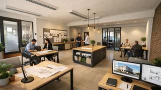 Kantoor met 2 privé parkeerplaatsen langs belangrijke invalsweg. Openbare parkeerplaatsen voor de deur. Wees er snel bij om deze zeer goed...