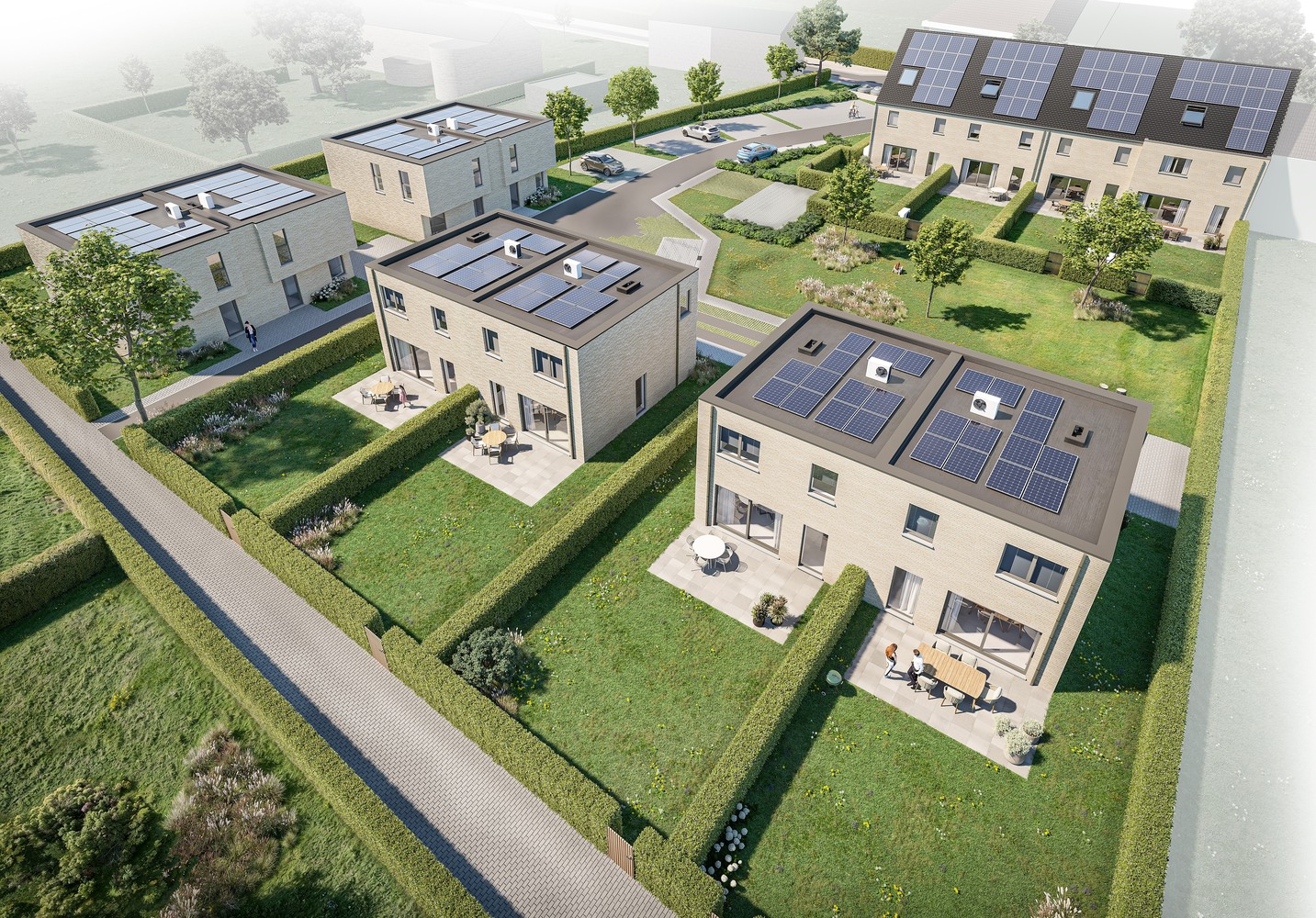 Nieuwbouwwoning met A+ label, minimum 3 slpks en dressing - foto 3