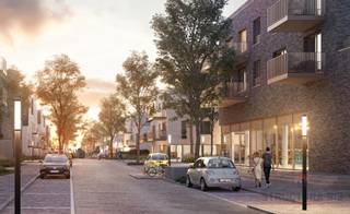 Commercial space for rent located in a new housing development, 5' walk from Nivelles town centre, along the Ravel.<br />The entire project is set on a 3-hectare site and comprises 2 large commercial spaces (divisible), 291 flats, 293 car parks and 576 bicycle parking spaces.<br />Easily accessible by public transport and car.<br />Cellar and private parking available: conditions on request.<br />Excluding charges and taxes.<br />For more information, call 02 513 77 00.