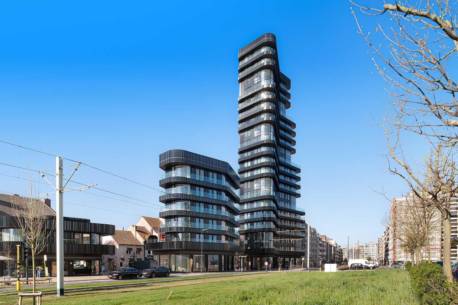Stijlvolle duplex met zeezicht te koop in de iconische Heldentoren te Heist - foto 2