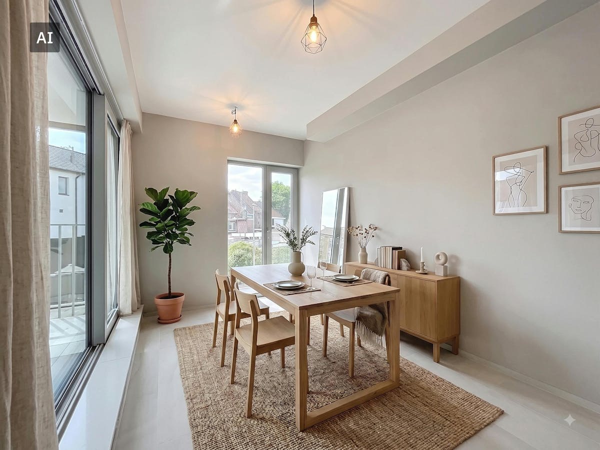 Nieuwbouwappartement met terras te huur op Kolenkaai te Brugge - foto 4