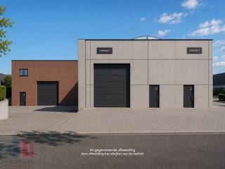 Nieuwbouw KMO-unit met een oppervlakte van +/- 320 m² met <strong>uitzonderlijke zichtbaarheid.</strong><br /><br />Deze nieuwbouw magazijnruimte is opgebouwd uit een staalconstructie in combinatie met geïsoleerde betonpanelen en heeft een vrije hoogte van +/- 6,50 m. Het magazijn is toegankelijk via een automatische sectionale poort (4m B x 4,50m H) en een 2 afzonderlijke toegangsdeuren. De unit met brandklasse C is voorzien van een lichtstraat met geïntegreerd rookluik, een polybetonvloer en aansluitingen voor sanitair. Nutsvoorzieningen komen binnen in de unit, een regenwaterput is voorzien.<br /><br />De KMO-unit is gelegen langs de Ruddervoordsestraat, geniet van zeer veel visibiliteit en is gelegen op minder dan 10 min van de E403/E40 oprit Ruddervoorde/Loppem. Beschikbaar Q1 2027.<br /><br />Dankzij de vlotte bereikbaarheid en de kwalitatieve afwerking is deze unit uitermate geschikt voor opslag, productie of ambachtelijke activiteiten. Bovendien biedt de site een professionele uitstraling met voldoende manoeuvreerruimte en parkeermogelijkheden in de directe omgeving.<br /><br />Er is één parkeerplaats voorzien voor de unit (inbegrepen in de verkoopprijs).<br /><br />Contacteer PANORAMA B2B voor bijkomende inlichtingen of een vrijblijvend plaatsbezoek 0476 215 115.<br /><br />*De beelden dienen uitsluitend ter illustratie en kunnen afwijken van de werkelijkheid.