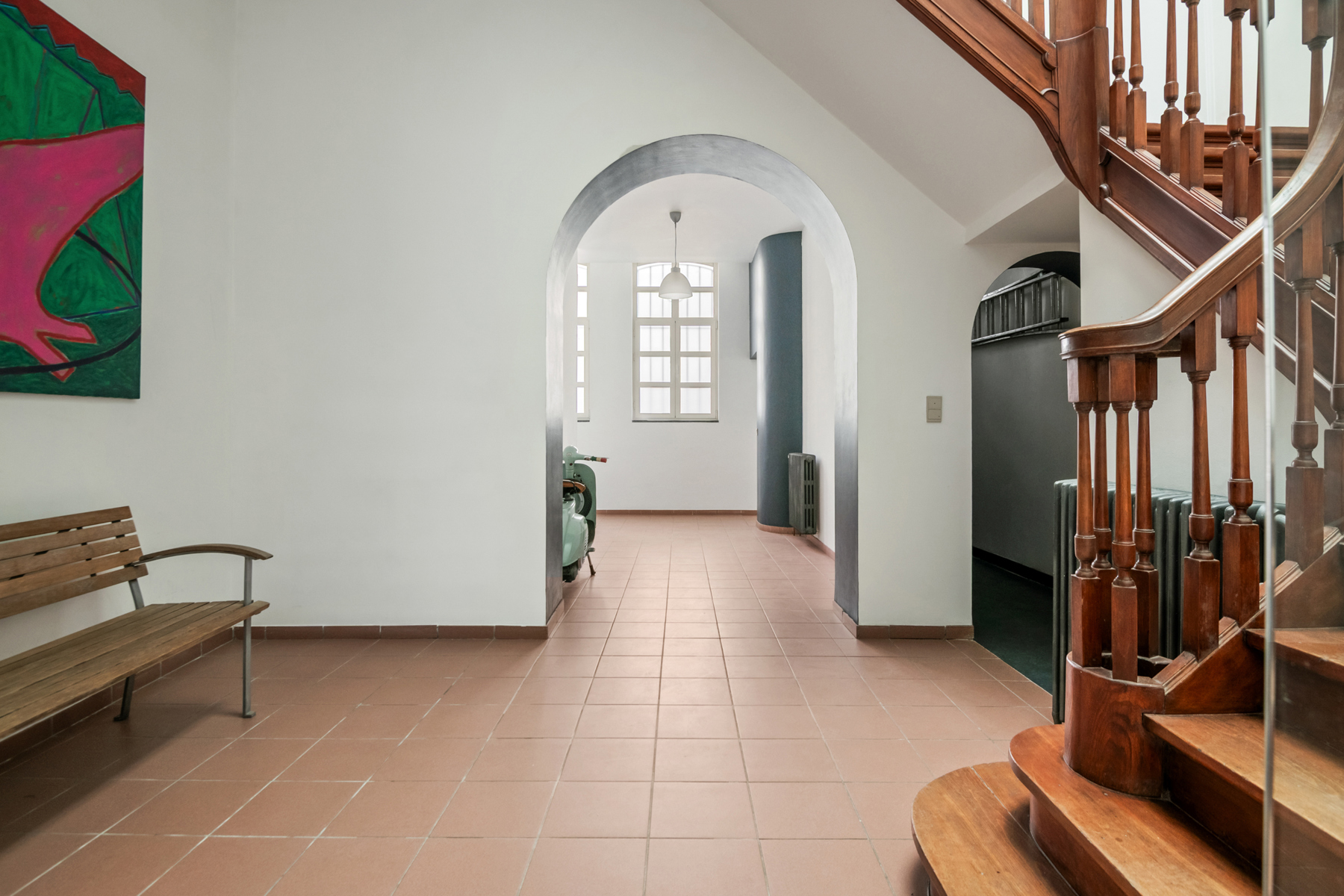 Charmante stadswoning met zonnige tuin en parking - foto 4