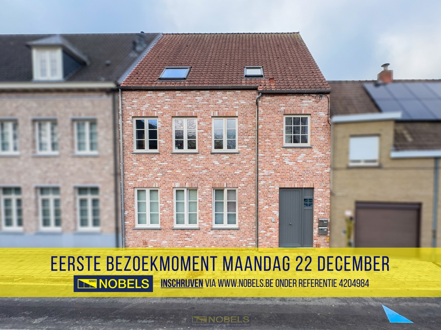 Te koop, Verzorgd appartementsgebouw met 2 wooneenheden en garages op centrale ligging te Nazareth! - foto 1