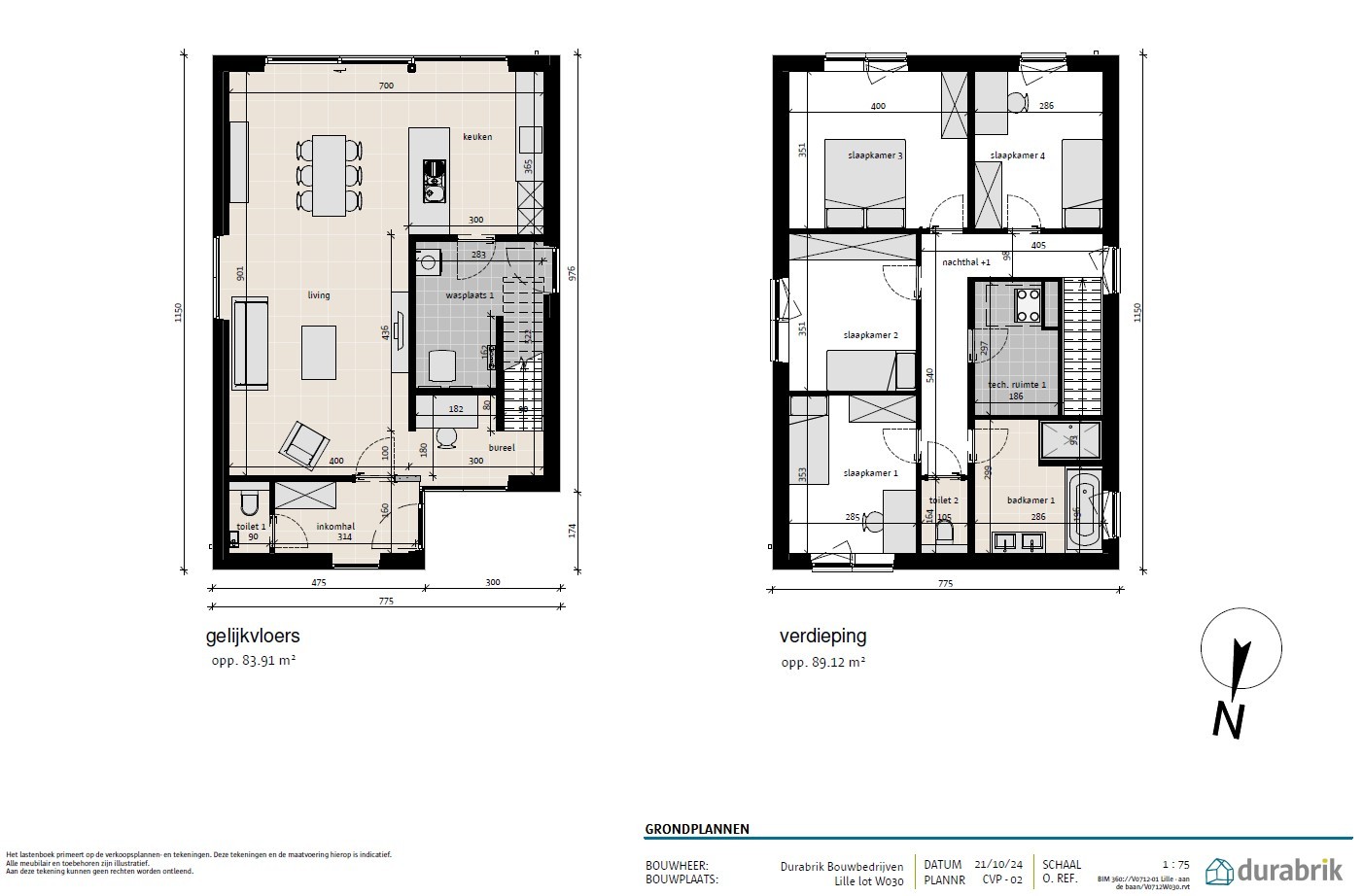 Open bebouwing met 4 slpk en zicht op weilanden - foto 3