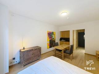 <p><strong>SINT-GILLIS – Ideaal gelegen op een steenworp van het Stefaniaplein en de Louizalaan, in de directe nabijheid van talrijke winkels, restaurants en openbaar vervoer, BEMEUBELDE studio van ±28m² bewoonbare oppervlakte gelegen op de 3e verdieping. De studio bestaat uit een inkomhal met opbergkast, een lichte leefruimte van ±17,5m², een open keuken (kookplaat, dampkap, koelkast, wastafel) en een douchekamer (douche, toilet, wastafel). Het gebouw beschikt eveneens over een gemeenschappelijke wasruimte. Provisie voor lasten van € 110/maand (koud water, gemeenschappelijke delen). EPC F! Onmiddellijk beschikbaar. Afmetingen worden ter indicatie gegeven.</strong></p>
<p></p>
<p><u>Op de 3<sup>e</sup> verdieping:</u></p>
<ul>
<li>Inkomhal met opbergkast</li>
<li>Leefruimte van ±17,5m² (3,4 x 5,1)</li>
<li>Open keuken (kookplaat, dampkap, koelkast, wastafel)</li>
<li>Douchekamer (douche, toilet, wastafel)</li>
</ul>
<p></p>
<p>Gemeenschappelijke wasruimte</p>