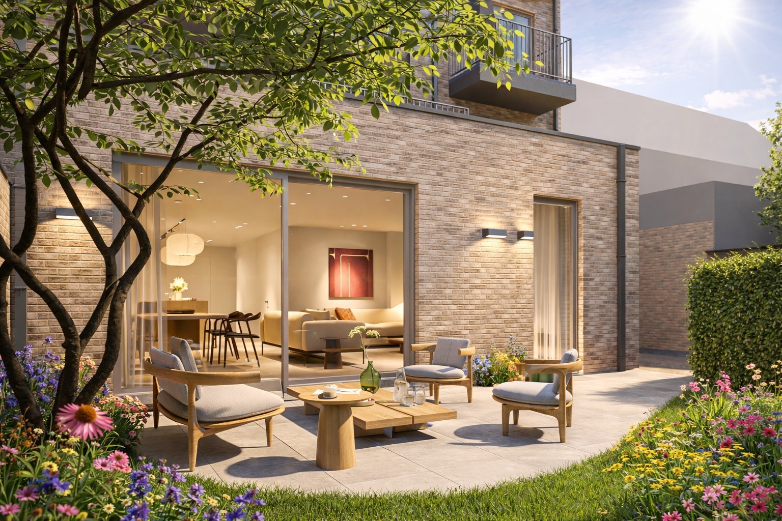 Nieuwbouw gelijkvloers appartement van 113 m² + terrassen - foto 5