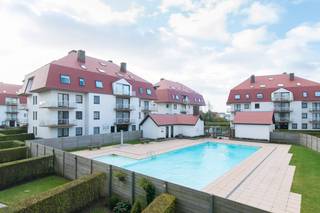 Studio prêt à emménager avec terrasse situé au deuxième étage de la résidence Green Garden, située au calme, Westendelaan 100 à Middelkerke...