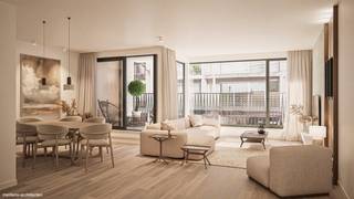 Welkom in Residentie Bredabaan 176, een exclusief en kleinschalig nieuwbouwproject in het centrum van Brasschaat, ontworpen door Mertens Architecten.<br /><br />6% BTW mogelijk mits men voldoet aan de voorwaarden. Meer info op kantoor.<br /><br />Deze stijlvolle residentie omvat slechts vijf energiezuinige appartementen, uitgewerkt met een sterke focus op hedendaagse architectuur, lichtinval en duurzaam wooncomfort. De tijdloze vormgeving, warme materiaalkeuzes en grote raampartijen creëren een aangename en verfijnde woonbeleving.<br /><br />Elk appartement beschikt over een privatieve buitenruimte in de vorm van een tuin of terras en werd ontworpen met oog voor functionaliteit, rust en kwaliteit. Dankzij individuele warmtepompen, vloerverwarming, performante isolatie en een energiezuinig E-peil van maximaal E30 geniet u bovendien van een toekomstgerichte en energiezuinige woonomgeving.<br /><br />Residentie Bredabaan 176 biedt:
<ul>
	<li><span>stijlvolle architectuur door Mertens Architecten</span></li>
	<li><span>slechts 5 appartementen</span></li>
	<li><span>1- en 2-slaapkamerappartementen</span></li>
	<li><span>privatieve terrassen en tuin</span></li>
	<li><span>lichtrijke leefruimtes</span></li>
	<li><span>vloerverwarming via warmtepomp</span></li>
	<li><span>hoogwaardige isolatie en aluminium schrijnwerk</span></li>
	<li><span>lift</span></li>
	<li><span>gemeenschappelijke fietsenberging met fietsenlift</span></li>
</ul>
De centrale ligging op de Bredabaan combineert een uitstekende bereikbaarheid met alle winkels, horeca en dagelijkse voorzieningen op wandelafstand.<br />Residentie Bredabaan 176 staat voor hedendaags wonen in een stijlvolle en duurzame residentie, op een toplocatie in Brasschaat.<br /> 