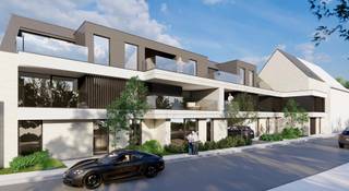 Dit energiezuinig nieuwbouwappartement bevindt zich in de Molenstraat te Wielsbeke.<br />Achterliggende garagebox is inbegrepen in aankoopprijs.<br /><br />Indeling volgens plan:<br />Inkomhal met gastentoilet en berging, ruime leefruimte met open, ingerichte keuken die zicht biedt op tuin en terras. Aan de voorzijde van het appartement bevinden zich 2 slaapkamers en badkamer met dubbele lavabo en inloopdouche. Via de tuin is er toegang tot de achterliggende garagebox - inbegrepen in aankoopprijs.<br /><br />Oppervlakte appartement: 108,88 m²<br />Oppervlakte terras: 12,00m²<br />Oppervlakte tuin: 118,53 m²<br /><br />Troeven:<br />- Centrale en rustige ligging<br />- Moderne architectuur<br />- Energiezuinig<br /><br />Technisch:<br />- Vloerverwarming met warmtepomp<br />- E-peil E30<br />- Ventilatiesysteem D<br /><br />Door de toepassing van energiezuinige technieken en hernieuwbare energie geniet u hier van comfortabel wonen met minimum aan energiekosten.<br /><br />Interesse? Neem vrijblijvend contact op met ons kantoor!