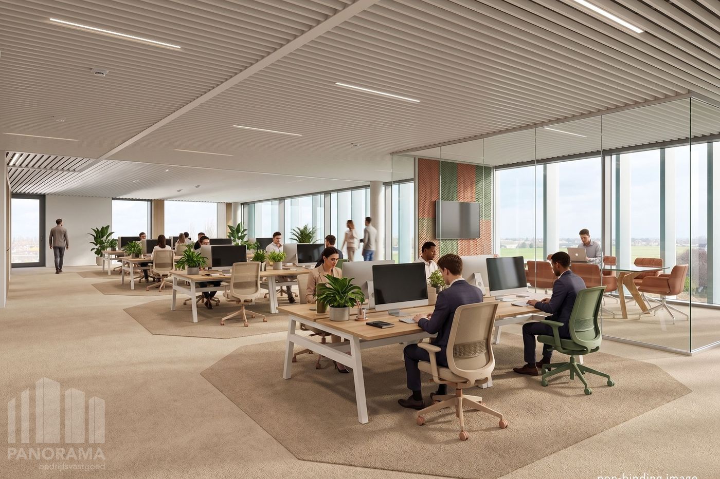 437 m² newly built offices at 250 m (!!) from E40 - photo 3