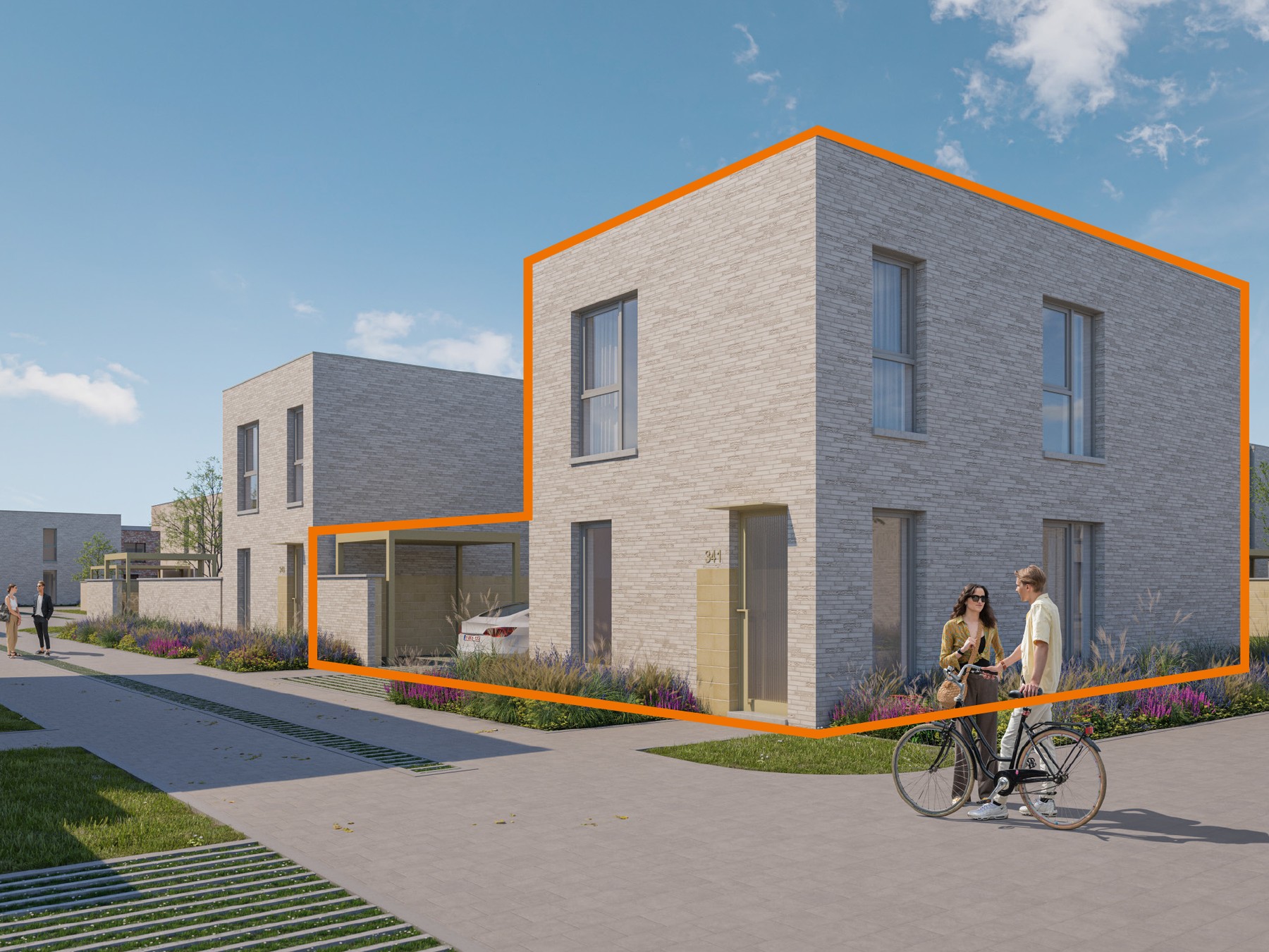 LOT 341 Moderne halfopen energiezuinige woning (158 m²) met 3 slaapkamers - foto 1