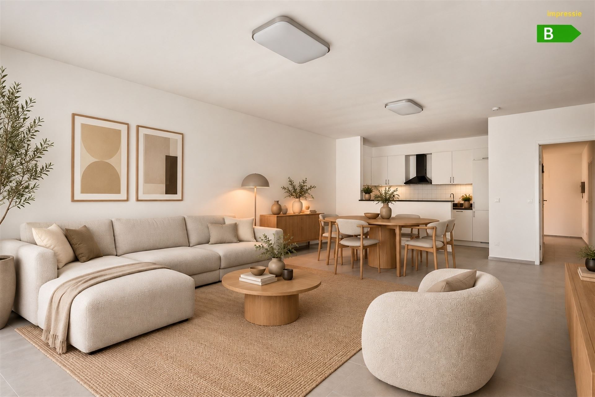 Smaakvol gerenoveerd appartement met terras en optionele garage - foto 1