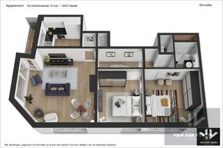 Op te frissen 2-slaapkamerappartement met veel natuurlijke lichtinval op een steenworp van het Hasseltse stadscentrum! Troeven:- Centrale ligging...