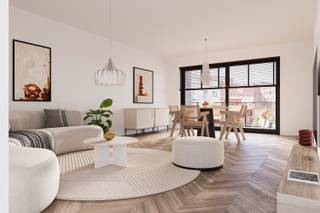 <strong>Koksijde: Luxueus nieuwbouwappartement met ruim terras en tuin vlak bij het centrum!</strong> <br />
<p><br />Ontdek dit stijlvolle appartement in het gloednieuwe woonproject residentie Isabella, gelegen in het hart van Koksijde.<br />Deze moderne residentie bevindt zich op wandelafstand van winkels, restaurants en het strand, en combineert een centrale ligging met rust en privacy.<br />Met zijn eigentijdse architectuur, duurzame materialen en oog voor detail biedt Residentie Isabella een exclusieve woonervaring aan de Belgische kust.<br /><br /><br /><strong>Indeling:</strong><br />Inkomhal, gastentoilet, berging met aansluiting voor wasmachine, badkamer met dubbele wastafel in meubel en douche, ruime leefruimte met open keuken en aangrenzend zongericht terras en tuin, 1 volwaardige slaapkamer.<br /><br /><br /><strong>Troeven:</strong></p>
<ul><li>Kleinschalig en rustig wonen met slechts 9 appartementen.</li><li>Optimale geluidsisolatie voor extra privacy.</li><li>Moderne energie-efficiëntie en ventilatiesysteem.</li><li>ruim zonneterras met aangelegde tuin.</li><li>Ondergrondse verdieping met parkeerplaatsen en bergingen.</li></ul>
<br /><strong>Meer informatie?</strong> Contacteer Christian op 058 51 23 23.