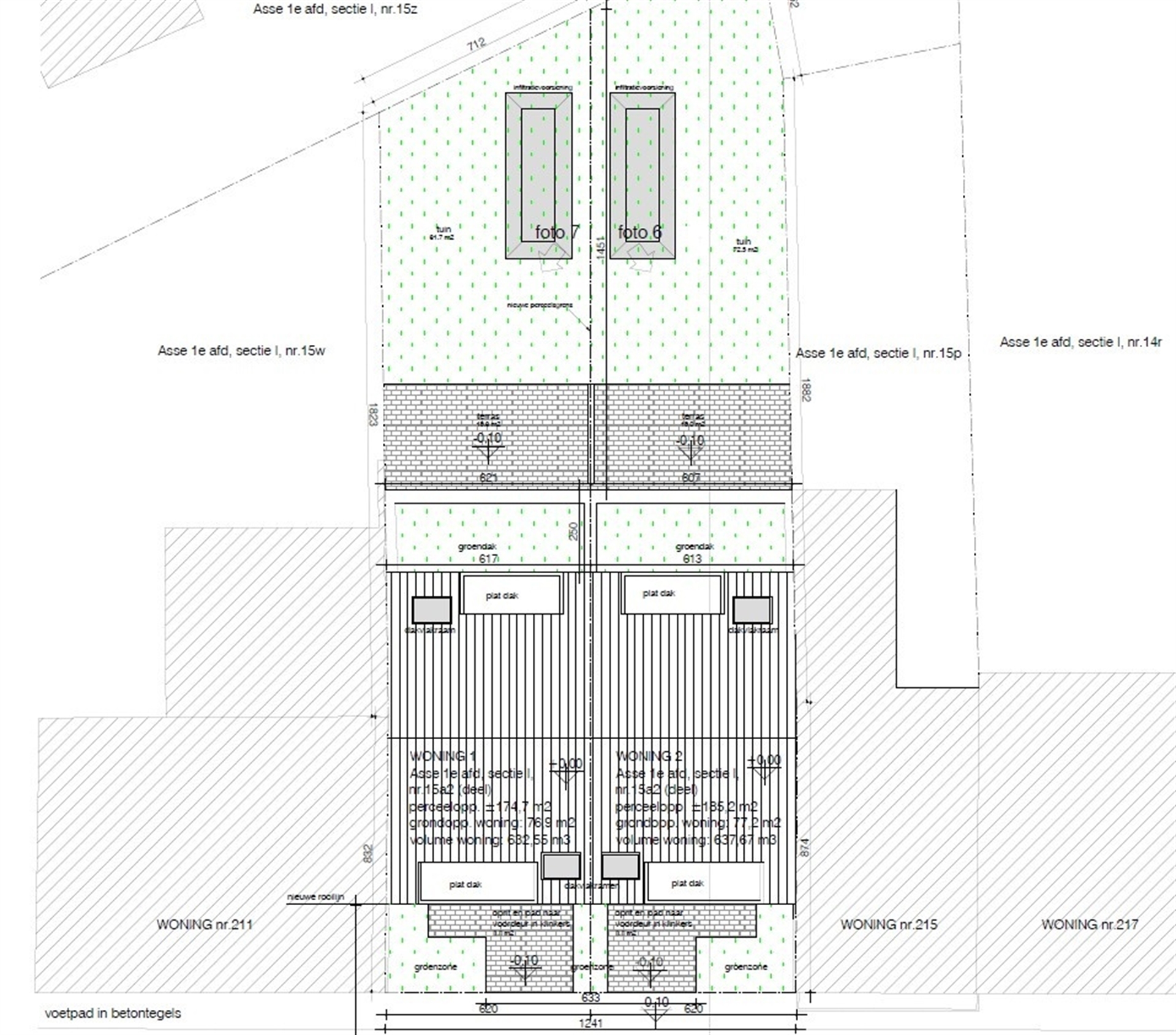 Bouwgrond voor 2 woningen met vergunning - foto 5