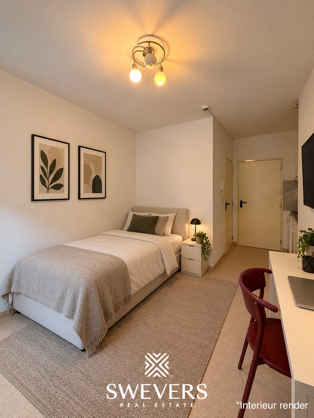 Instapklare studio op rustige ligging in centrum Leuven - foto 4
