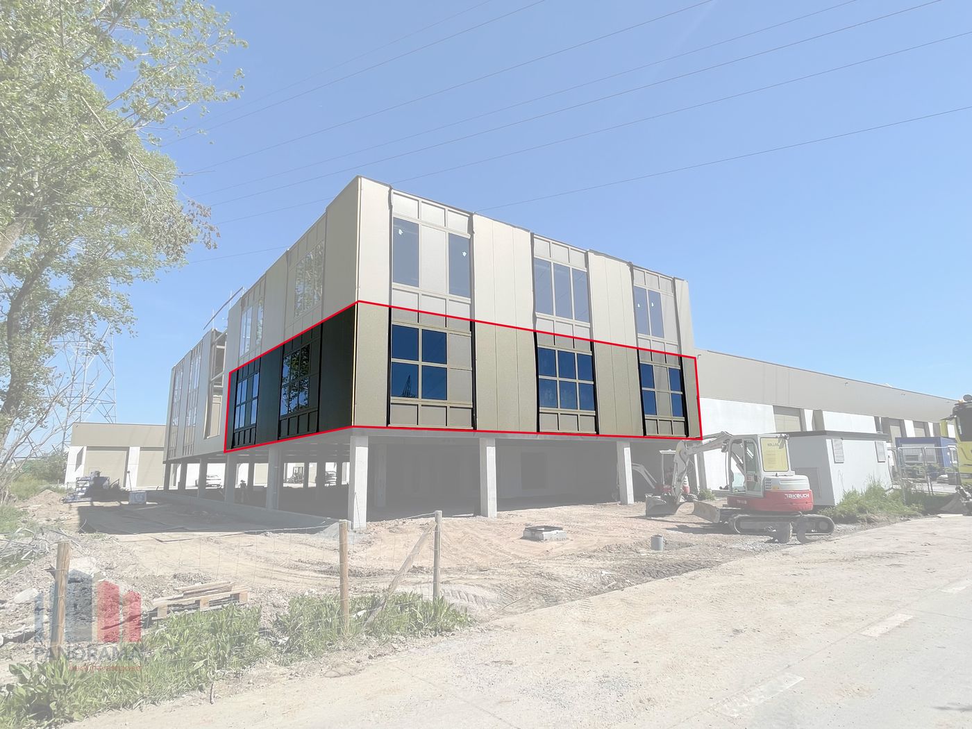 NIEUWBOUW KANTOOR VAN 368 M² TE HUUR - foto 1