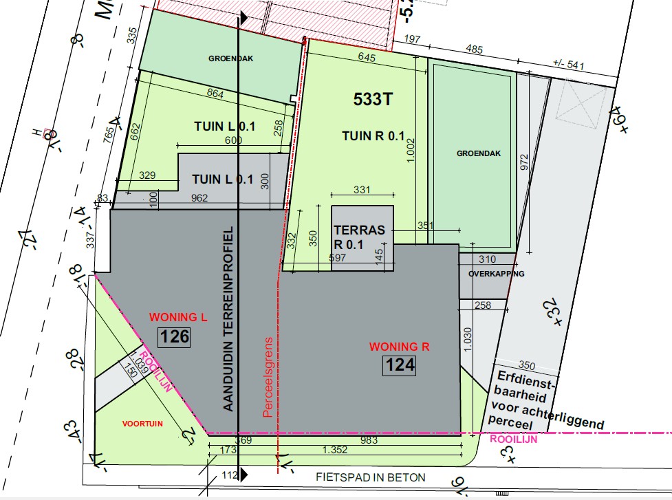 Bouwgrond van +/-325 m² voor halfopen bebouwing - foto 5