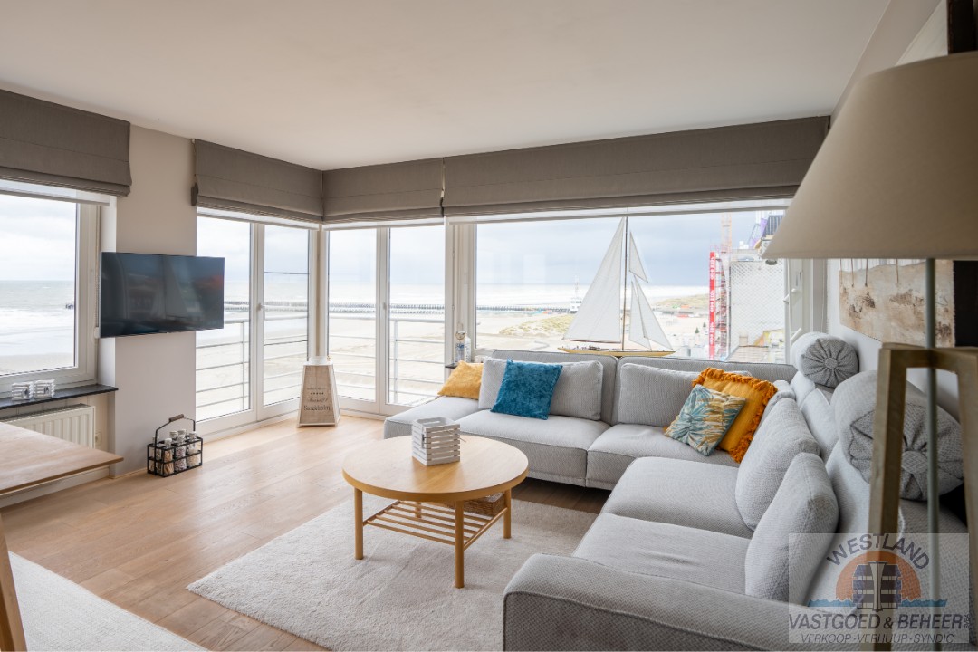 Appartement prêt à emménager avec vue frontale sur la mer – Digue de  mer à Nieuwpoort - photo 1