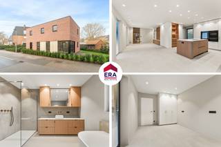 <p>Volledig afgewerkt en smaakvol ingericht met de keuken als centraal hart van de woning.</p><p><br /></p><p>Gelijkvloers wonen is mogelijk dankzij slaapkamer/bureau en badkamer op het gelijkvloers. Boven zijn er nog 4 slaapkamers en een tweede badkamer. Alle kamers zijn uitgerust met maatwerk ingemaakte kasten.</p><p><br /></p><p><strong>﻿Instapklare woning recht uit de boekjes!</strong></p><p><br /></p><p>Onderhoudsvriendelijke tuin, centrale ligging op wandelafstand van alles.</p><p><br /></p><p>BEN-woning met warmtepomp, zonnepanelen en vloerverwarming. In alle kamers maatwerk ingemaakte kasten.</p><p><br /></p><p><u>INDELING:</u></p><p><strong>- Gelijkvloers:</strong> Inkomhal met vestiaire en ingemaakte kasten, apart toilet, zeer lichtrijke woonkamer met een prachtige open keuken voorzien van oa. kookeiland, wijnfrigo, koffiehoek, 2 koelkasten, enz. Gelijkvloerse slaapkamer/bureel met aansluitend badkamer (inloopdouche en lavabo).</p><p><strong>- 1e verdiep: </strong>Nachthal, wasplaats/technische ruimte, 4 slaapkamers allen voorzien ingemaakte kasten, zeer ruime badkamer (ligbad, lavabo en inloopdouche).</p><p><strong>- Tuin:</strong> Volledig aangelegde, zonnige en onderhoudsvriendelijke tuin, 2 parkeerplaatsen en mogelijkheid tot plaatsen van carport.</p><p><br /></p><p><u>PLUSPUNTEN:</u></p><p>+ Volledig afgewerkte nieuwbouwwoning (incl. geschilderd, gordijnen en lamellen)</p><p>+ Energiezuinige woning (BEN - A+ label) - Warmtepomp, zonnepanelen, vloerverwarming enz.</p><p>+ Luxueuze afwerking oa. wijnfrigo, inbouwkasten, liebherr en miele toestellen,</p><p>+ Centrale ligging, alles op wandelafstand</p><p>+ ...</p><p>Bel vandaag nog voor meer informatie of een bezoek!</p>